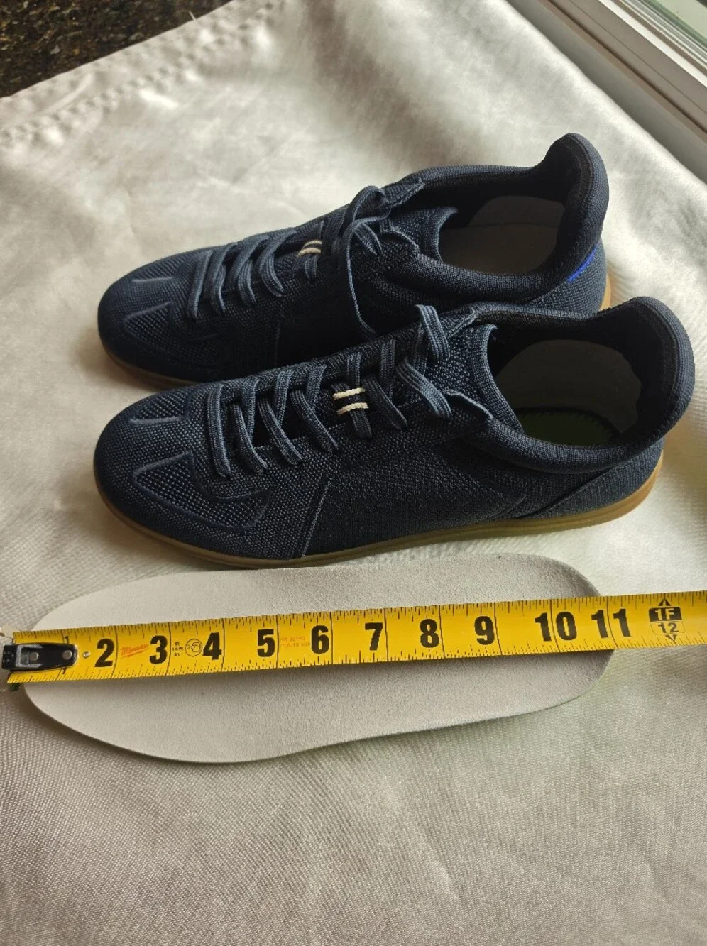 Rothy's The RS01 Men  Sneakers in Navy Sz 10